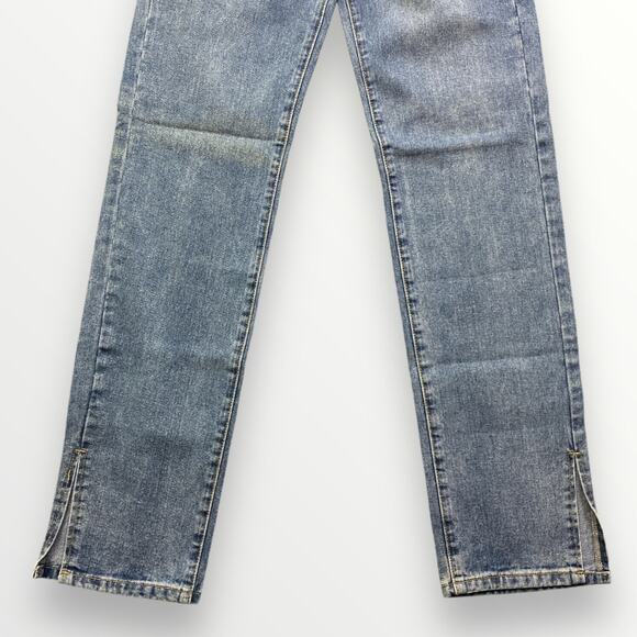 Boohoo Jeans High Waist Straight Leg Denim Women’s US 4 Blue - Picture 5 of 6